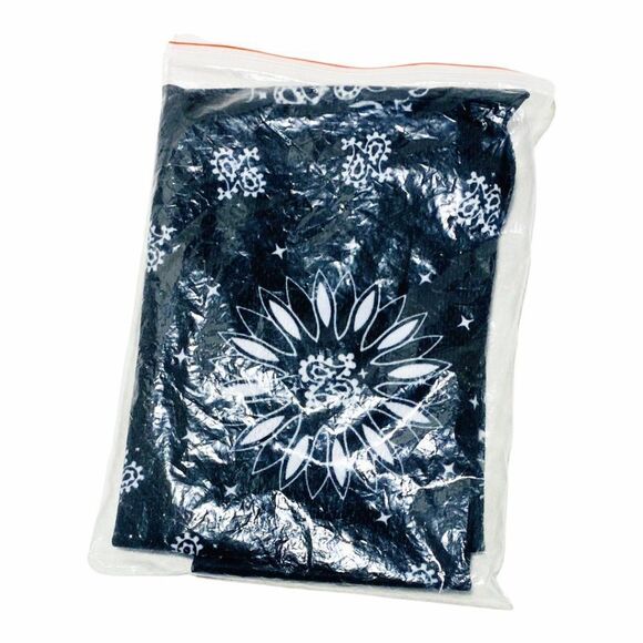 Ipenny Adjustable Silk Bandana Face Scarf Paisley Print - Picture 6 of 7